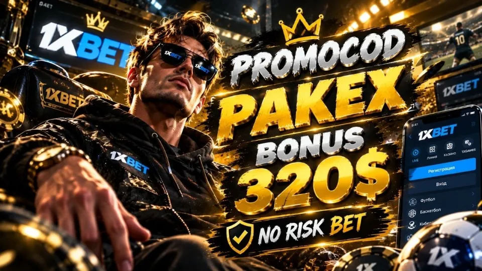1xbet Pakistan gives you a verified account and a welcome bonus when you register with the PAKEX code